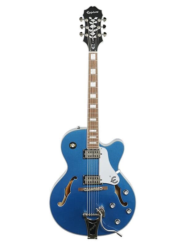

Электрогитара Epiphone Emperor Swingster Hollowbody Electric Guitar Delta Blue Metallic