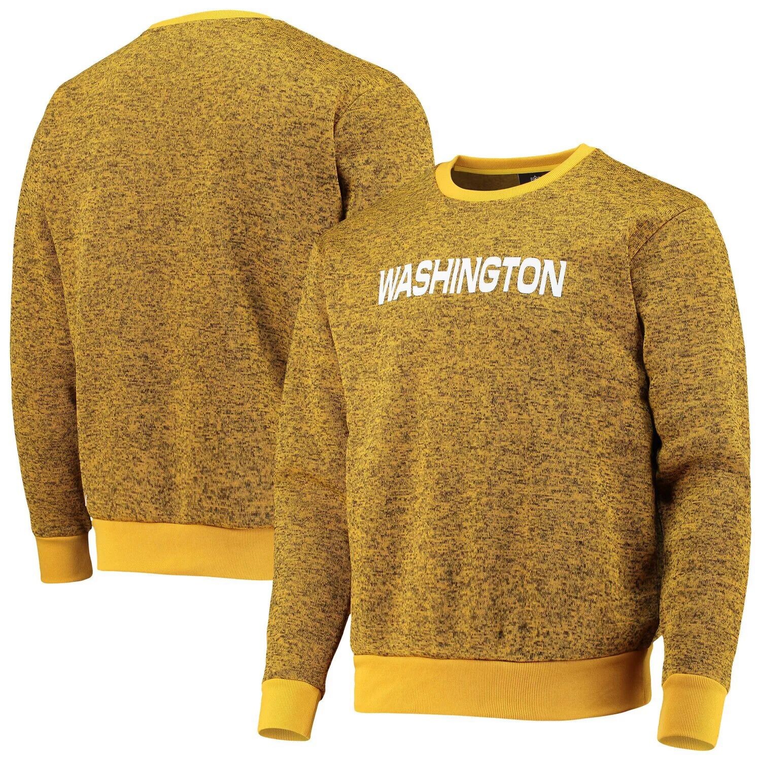 

Мужской пуловер-свитер FOCO Gold Washington Football Team Colorblend
