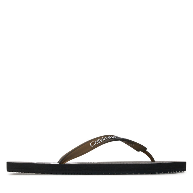 

Сандалии Calvin Klein Jeans Beach Sandal Glossy YM0YM00952 Black/Grey 0GM, черный