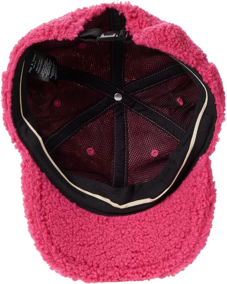 

Кепка rag & bone Addison Baseball Cap, цвет Paradise Pink Sherpa