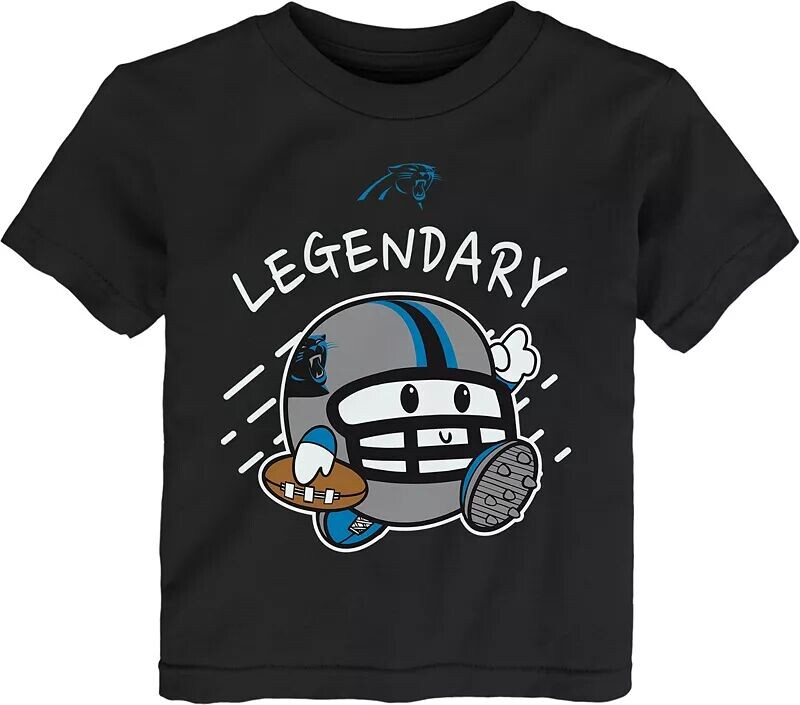 

Nfl Team Apparel Для малышей черная футболка Carolina Panthers Poki
