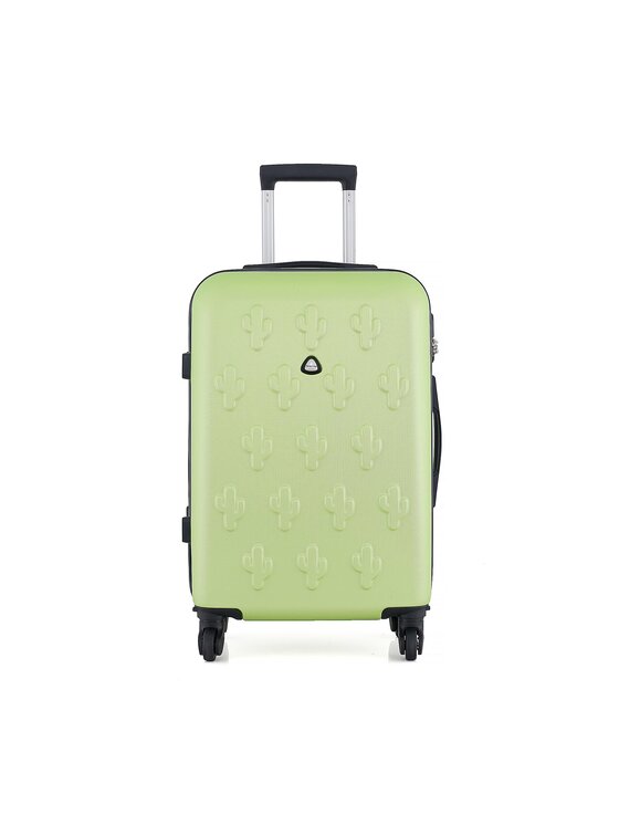 Большой чемодан Semi Line, зеленый