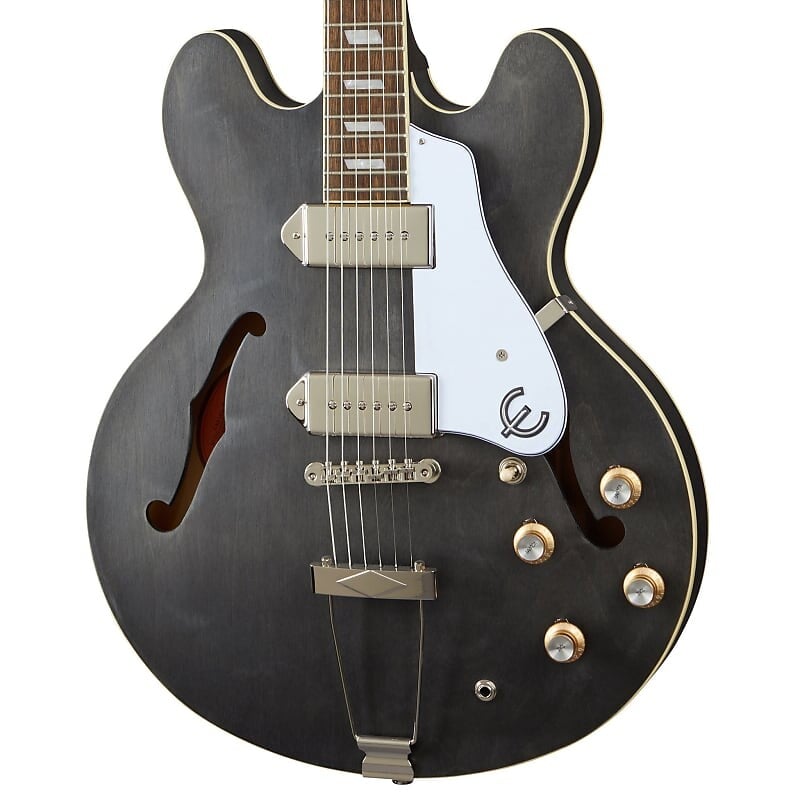 

Гитара Epiphone Casino Worn с полым корпусом - Worn Ebony