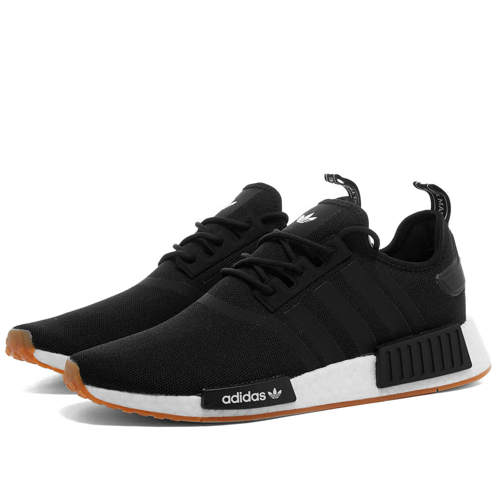 

Кроссовки Adidas NMD R1 Primeblue, черный/белый