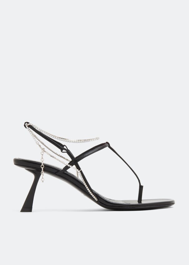 

Сандалии KHAITE Linden sandals, черный