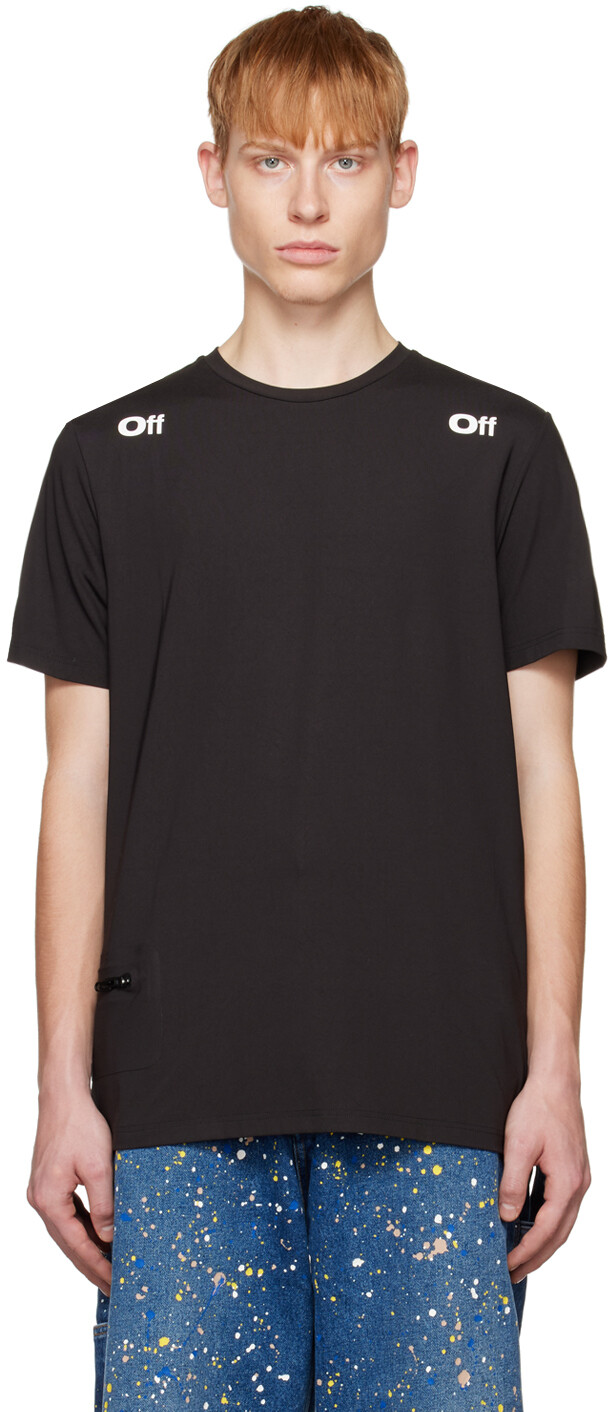 

Черная спортивная футболка Arrow Off-White