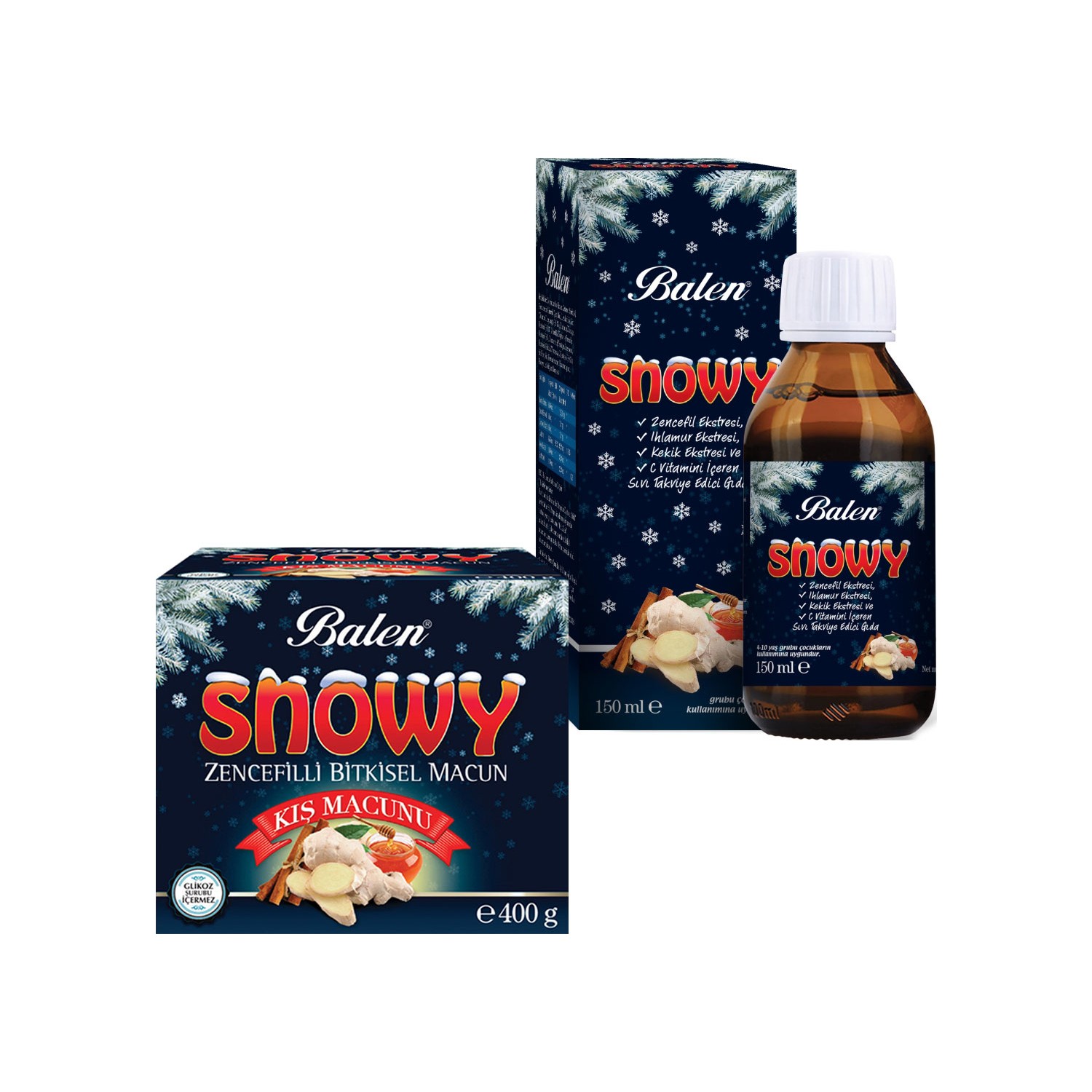 Пищевая добавка Balen Snowy Surup, 2 упаковки по 150 мл snowy fun