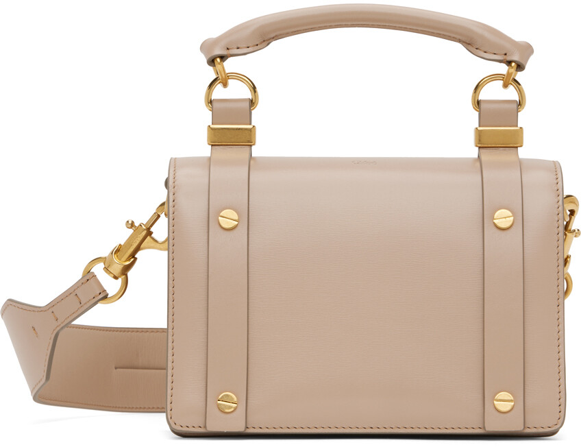 

Бежевая маленькая сумка через плечо Ora Chloé