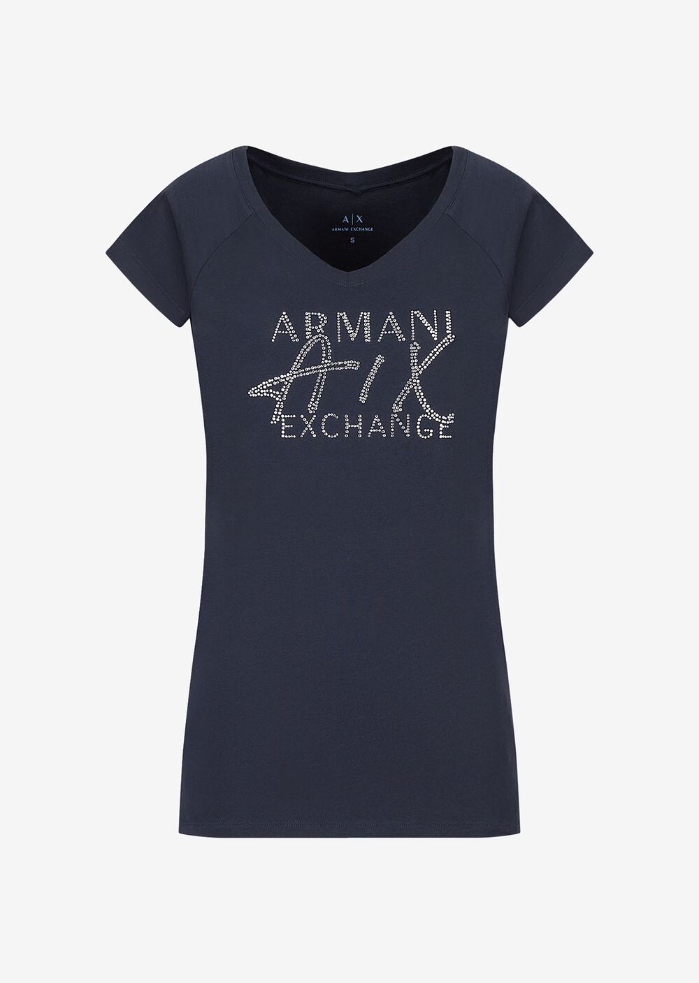 

Футболка стандартного кроя Armani Exchange, синий