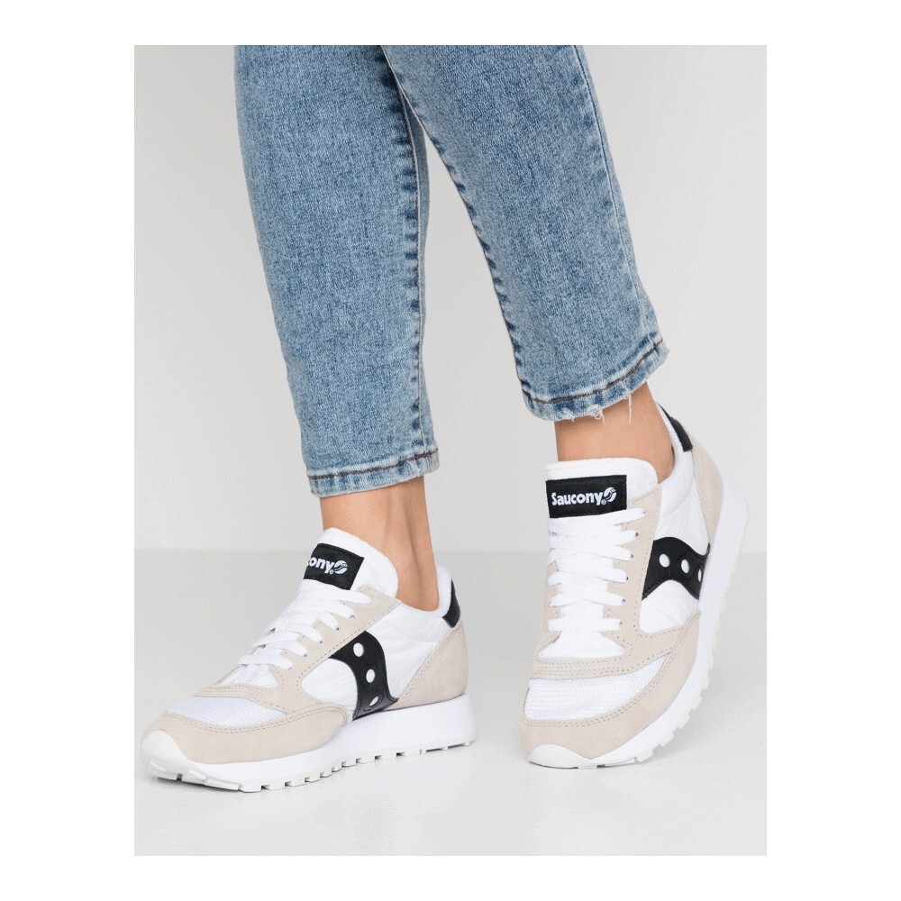 

Кроссовки Saucony Jazz Vintage, white/black, Белый