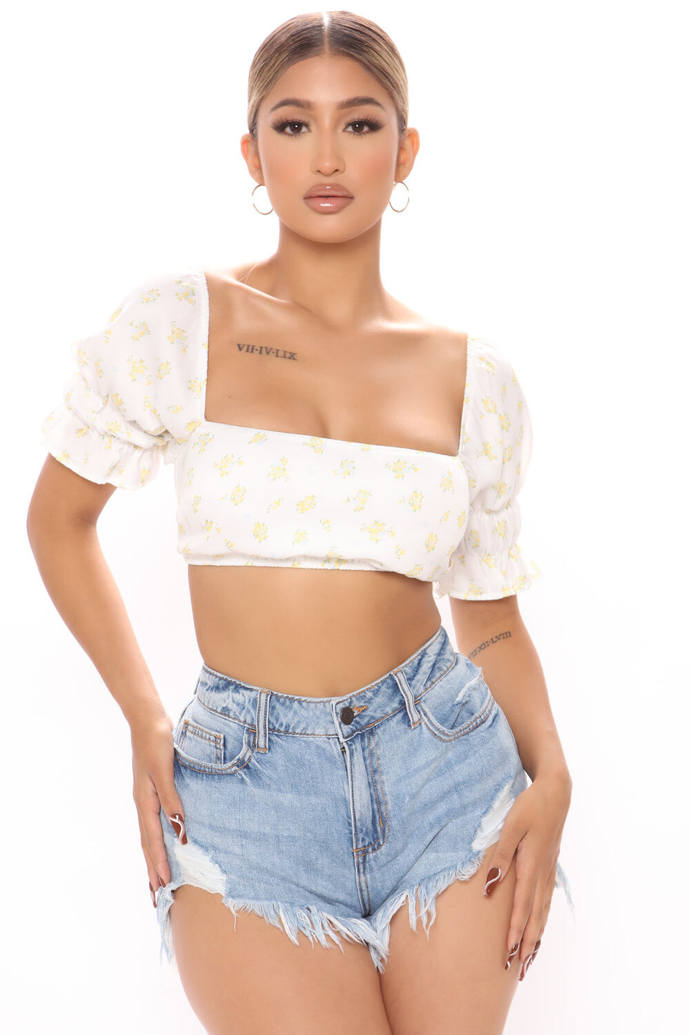 

Топ Fashion Nova VIT8424, белый