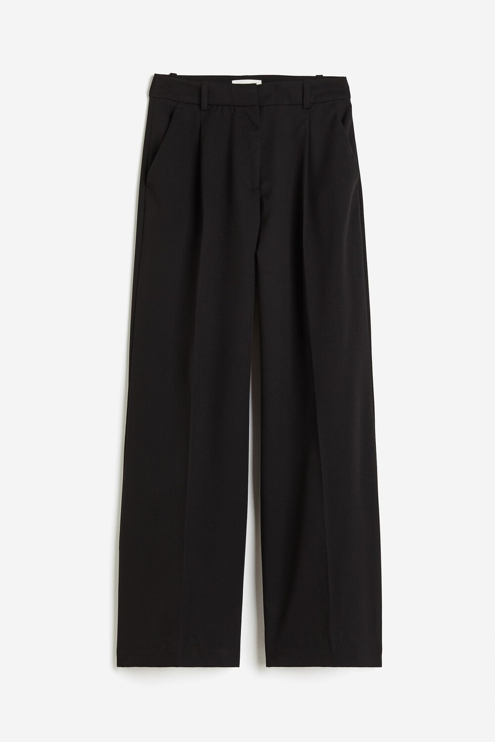 

Брюки H&M Wide-leg, черный