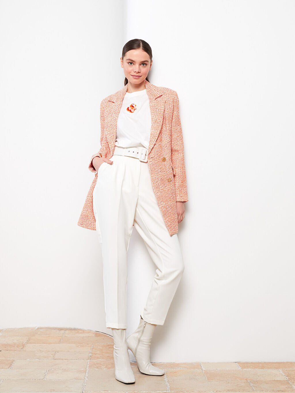 

Прямые женские брюки Carrot Cut LCW Modest, Серый