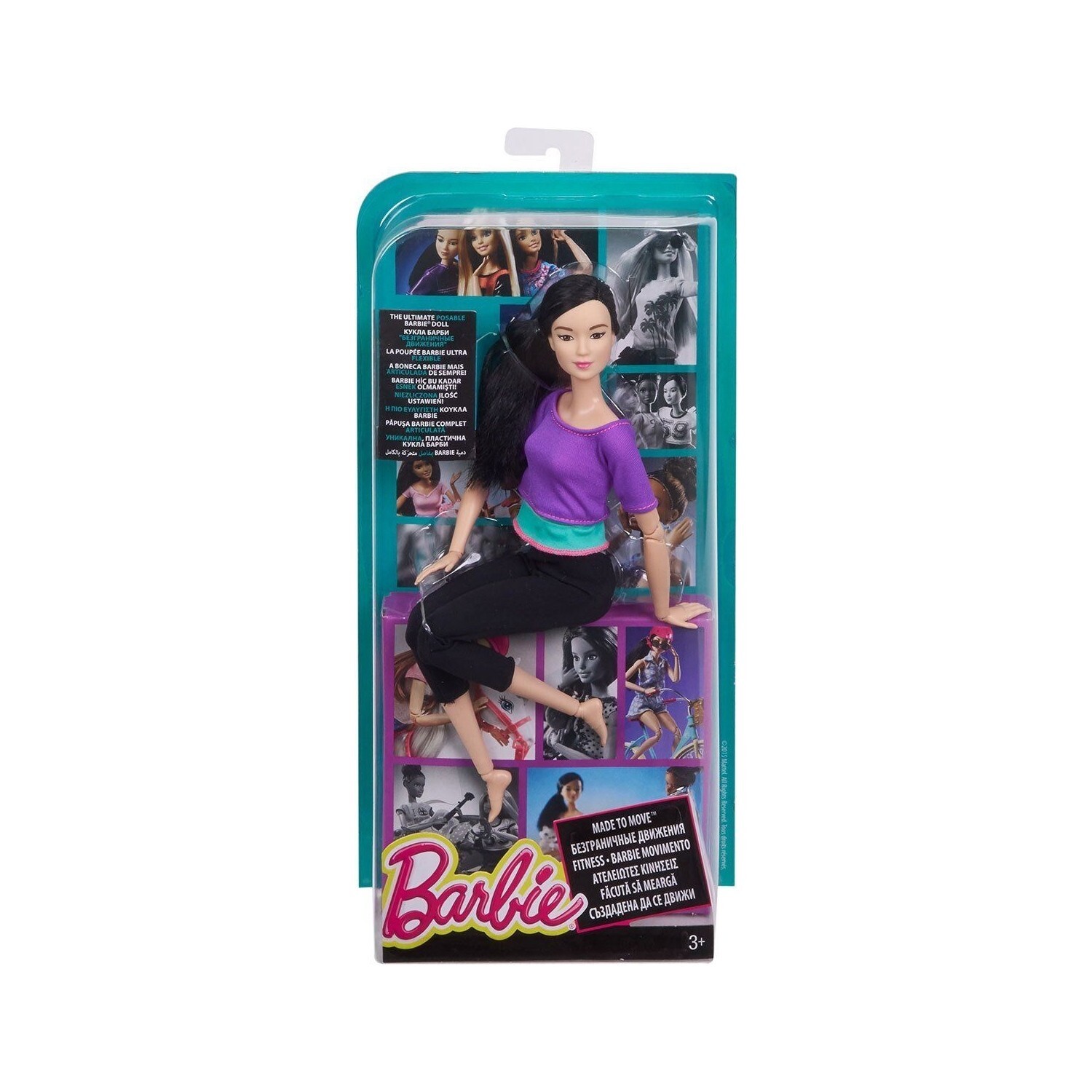 

Кукла Barbie Infinite Motion, черные волосы черные колготки DHL84