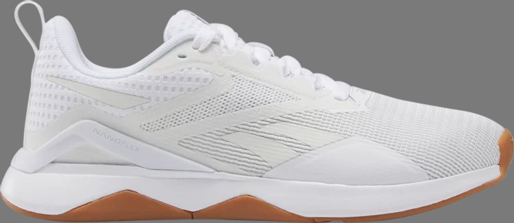 

Кроссовки wmns nanoflex tr 2.0 'white gum' Reebok, белый