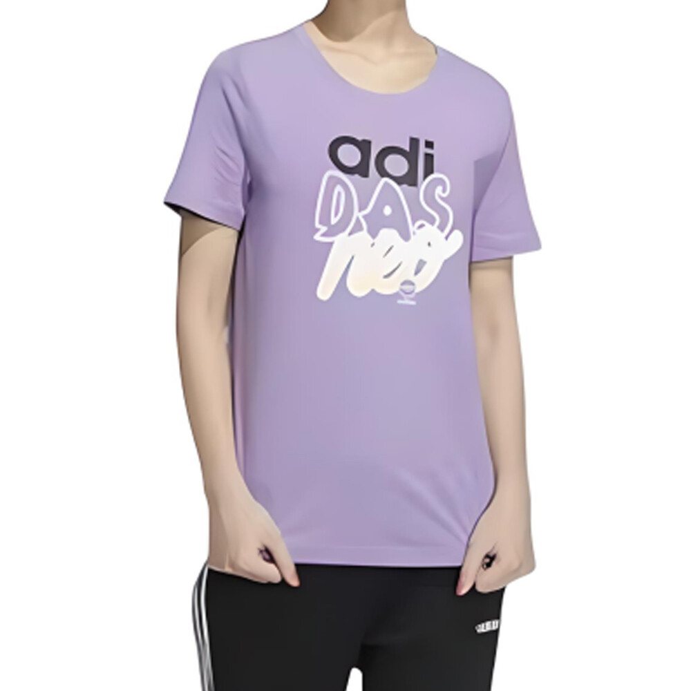 

Футболка Adidas Neo, сиреневый, Фиолетовый