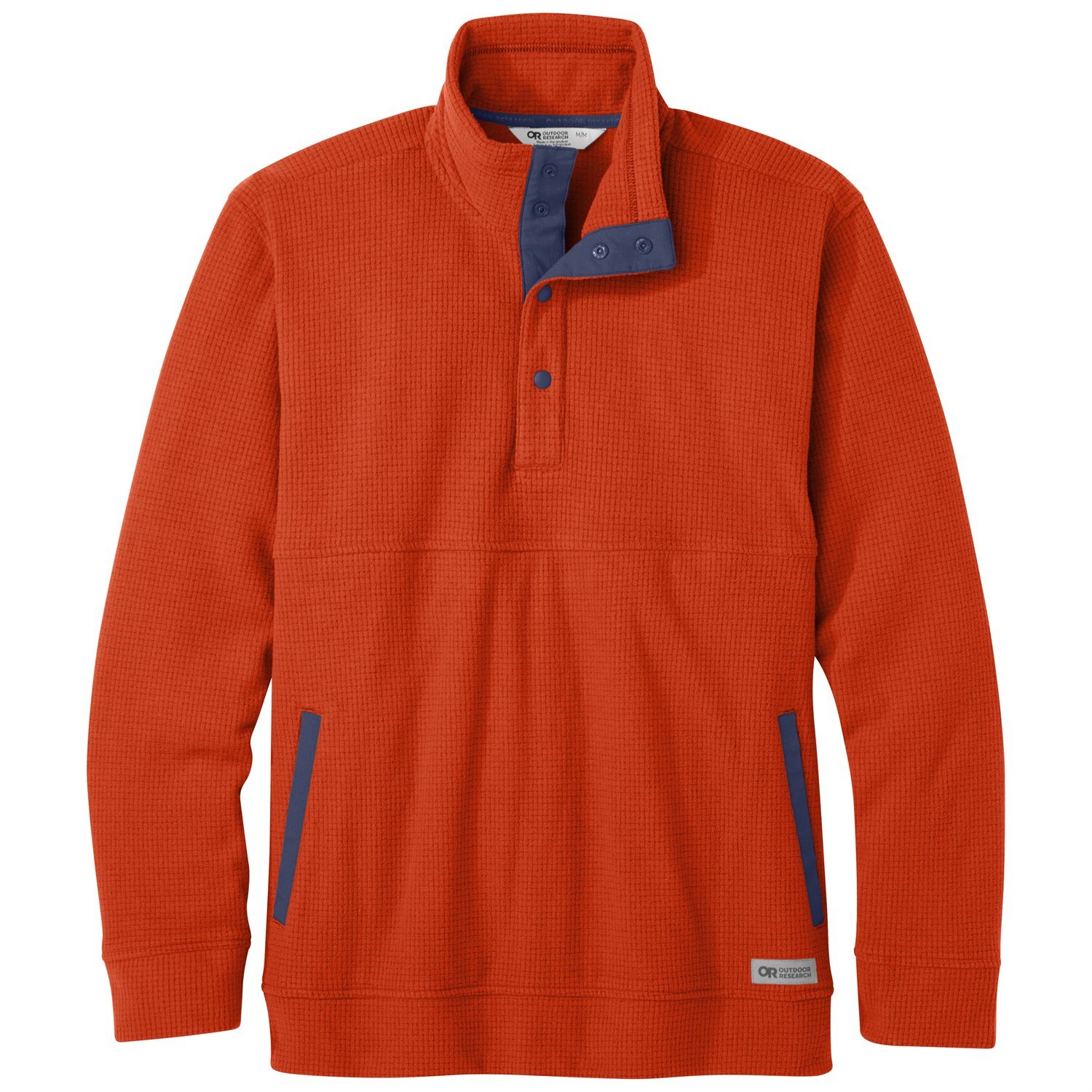 Пуловер на кнопках Outdoor Research Trail Mix, красный