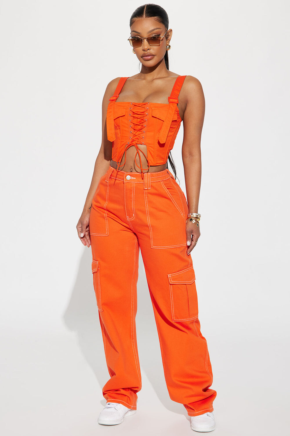 

Джинсы Fashion Nova ZDJ1056, оранжевый