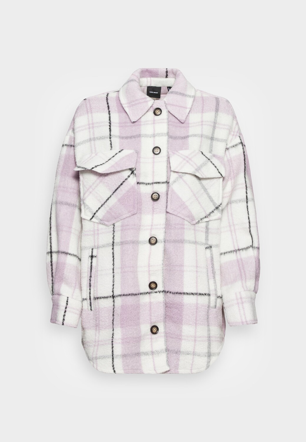 

Пальто короткое Vero Moda, лавандовый