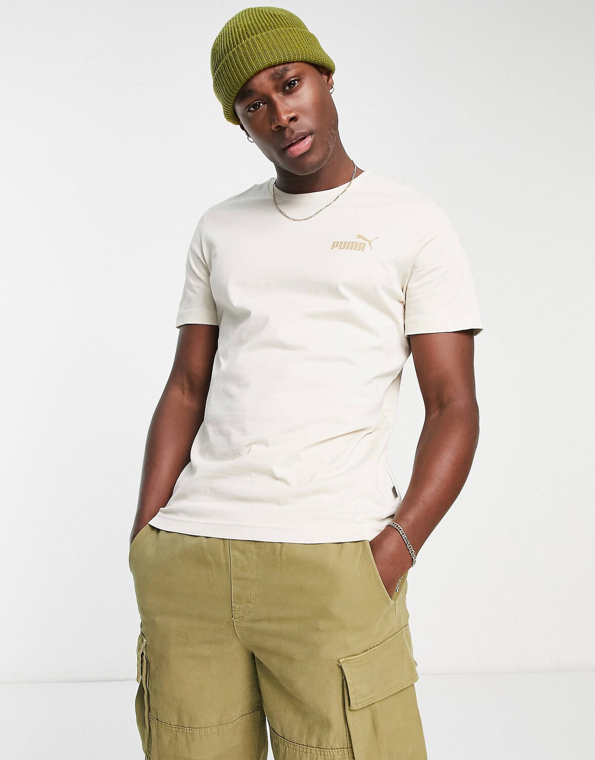 

Мужская футболка Puma Essentials, кремовый