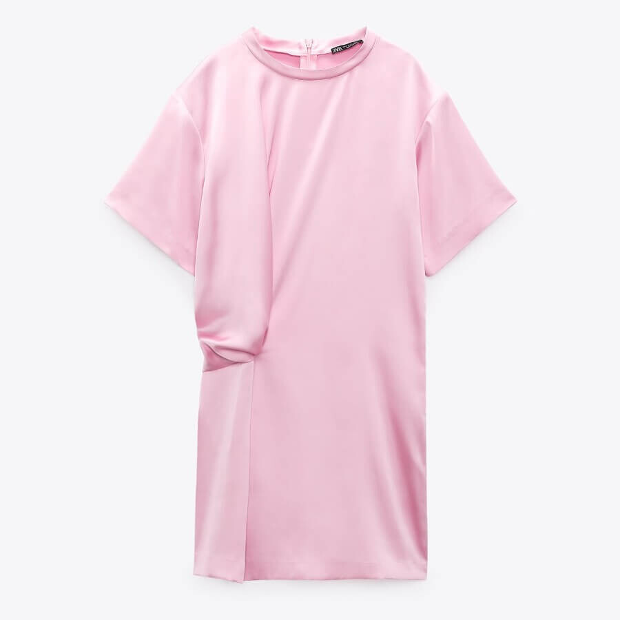 

Платье Zara Satin, розовый