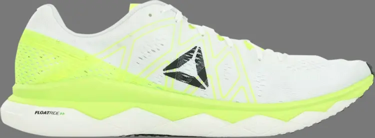 

Кроссовки floatride run fast 'white solar yellow' Reebok, белый