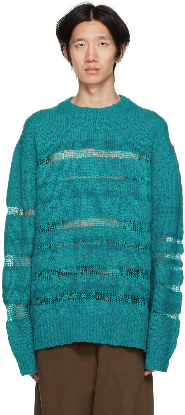 

Синий свитер в полоску Acne Studios