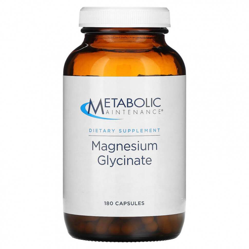 Глицинат магния Metabolic Maintenance Magnesium Glycinate, 180 капсул codeage глицинат магния 240 капсул