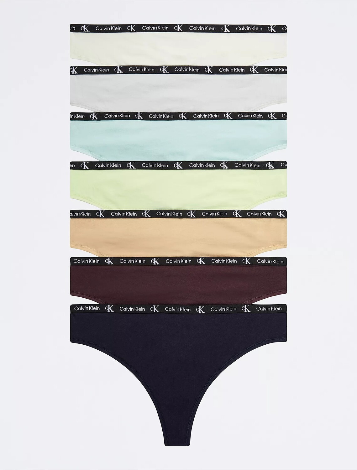 

Комплект трусов Calvin Klein 1996 Modern, 7 предметов, мультиколор