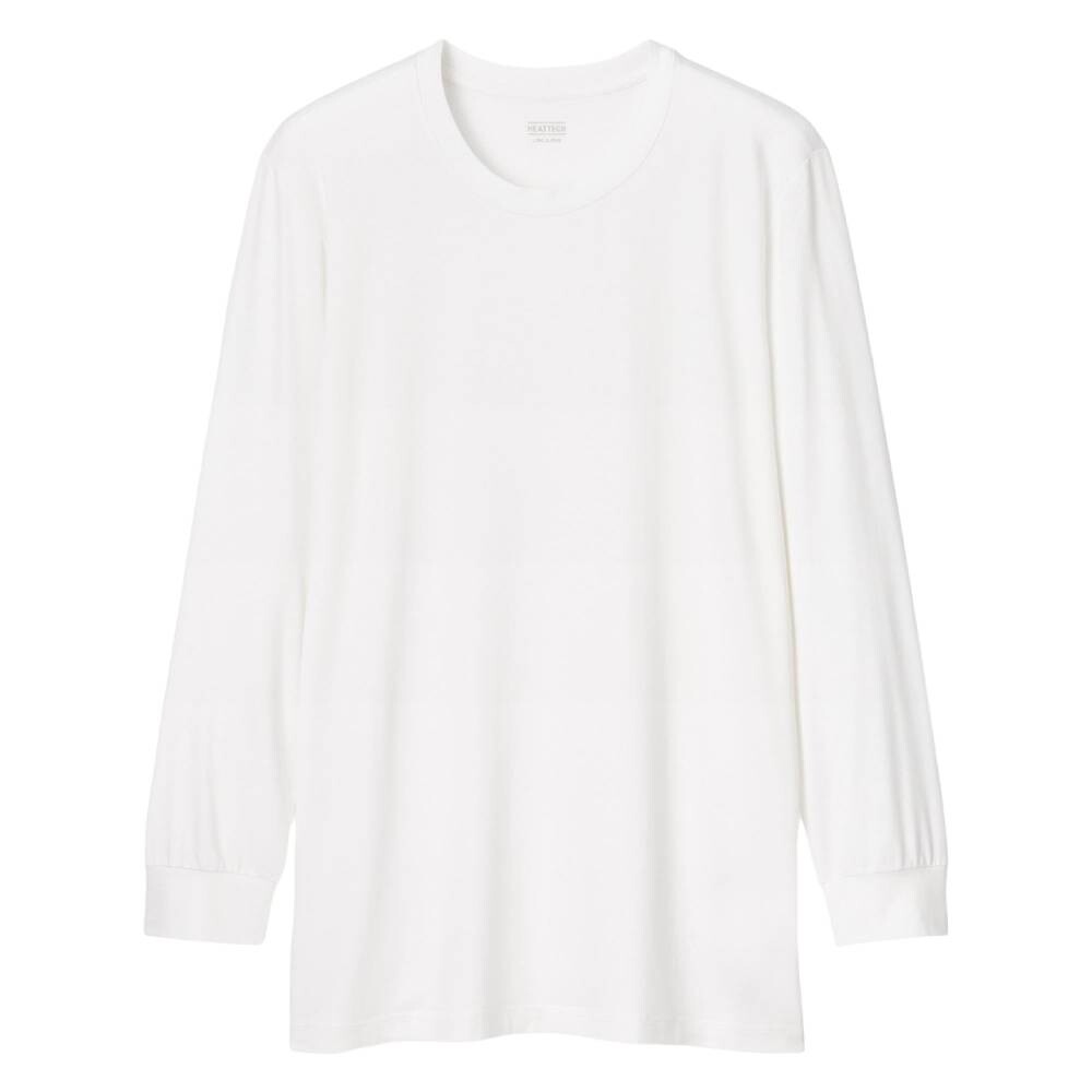 

Футболка Uniqlo Heattech Crew Neck Long Sleeved Thermal Top, белый
