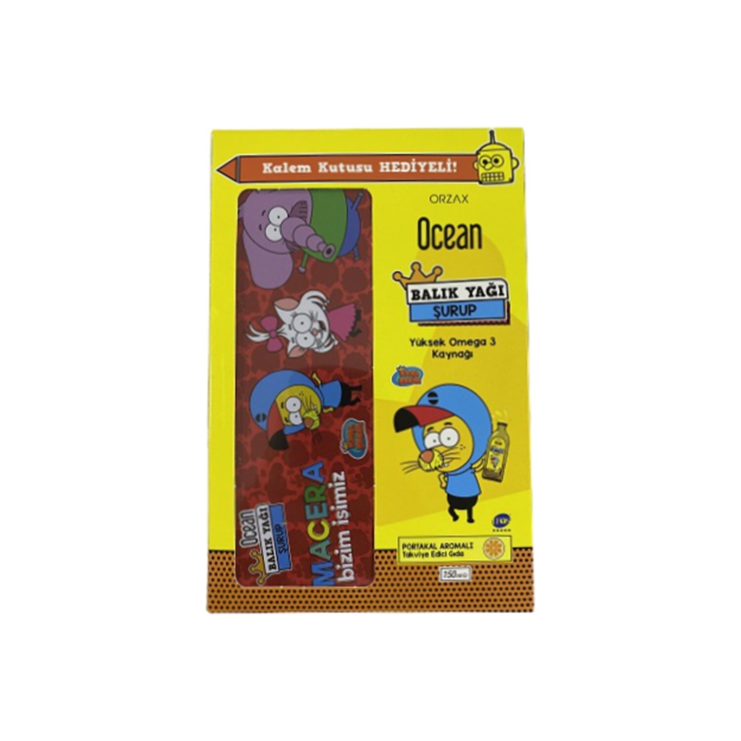

Сироп Orzax Ocean King Sakir Orange Fish Oil, 150 мл
