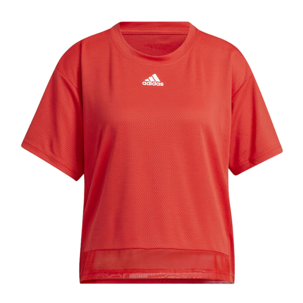 

Футболка Adidas Training HEAT.RDY Mesh, красный