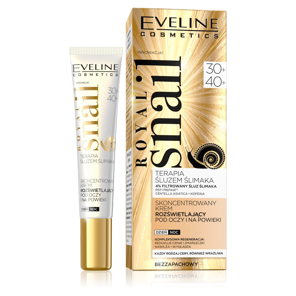 

Eveline Cosmetics Royal Snail 30+/40+ концентрированный осветляющий крем для глаз и век 20мл