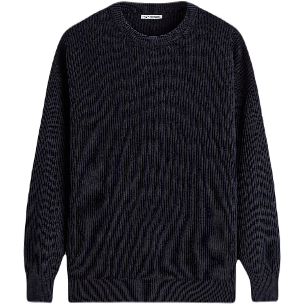 

Свитер Zara Textured, морской синий