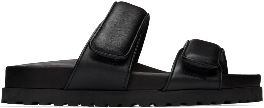 

Черные сандалии на плоской подошве Pernille Teisbaek Edition Perni 11 GIABORGHINI