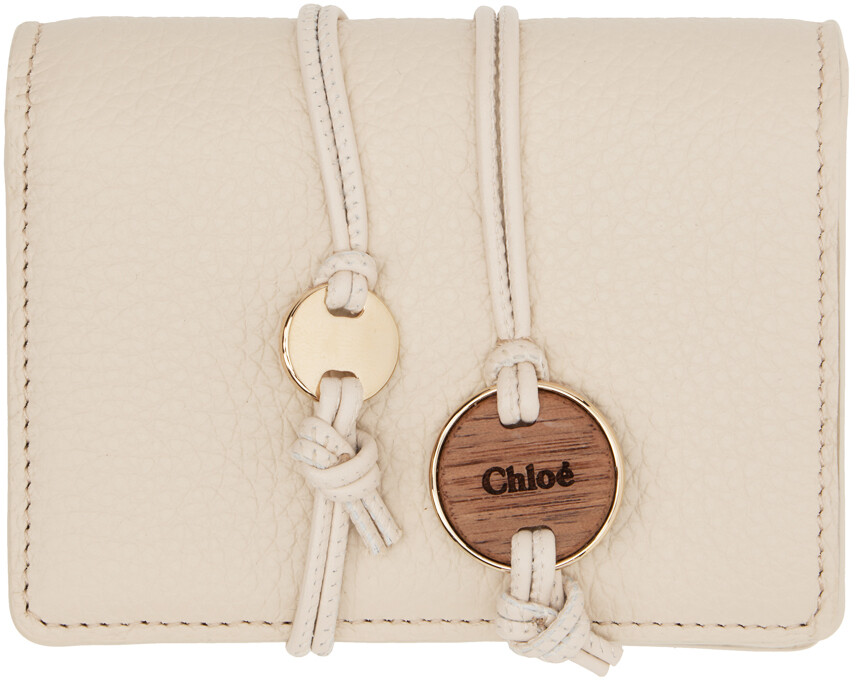 

Маленький бежевый кошелек Malou Chloé