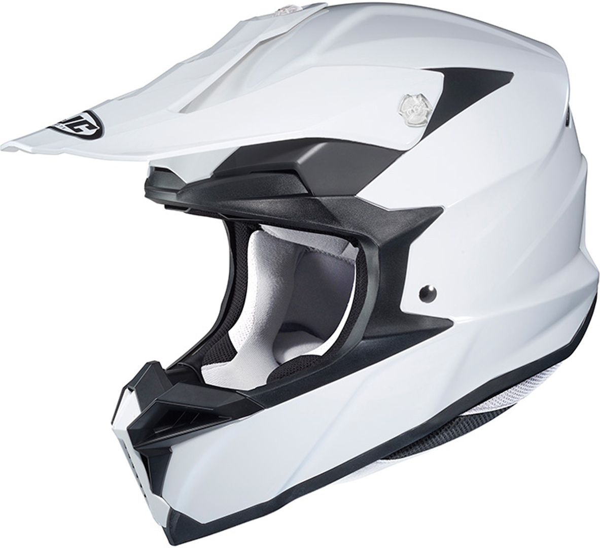 Шлем HJC i50 Solid для мотокросса, белый шлем hjc i50 tona для мотокросса черный красный