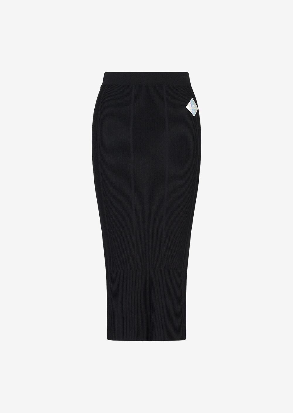 

Юбка-карандаш из переработанной вискозы Armani Exchange, черный