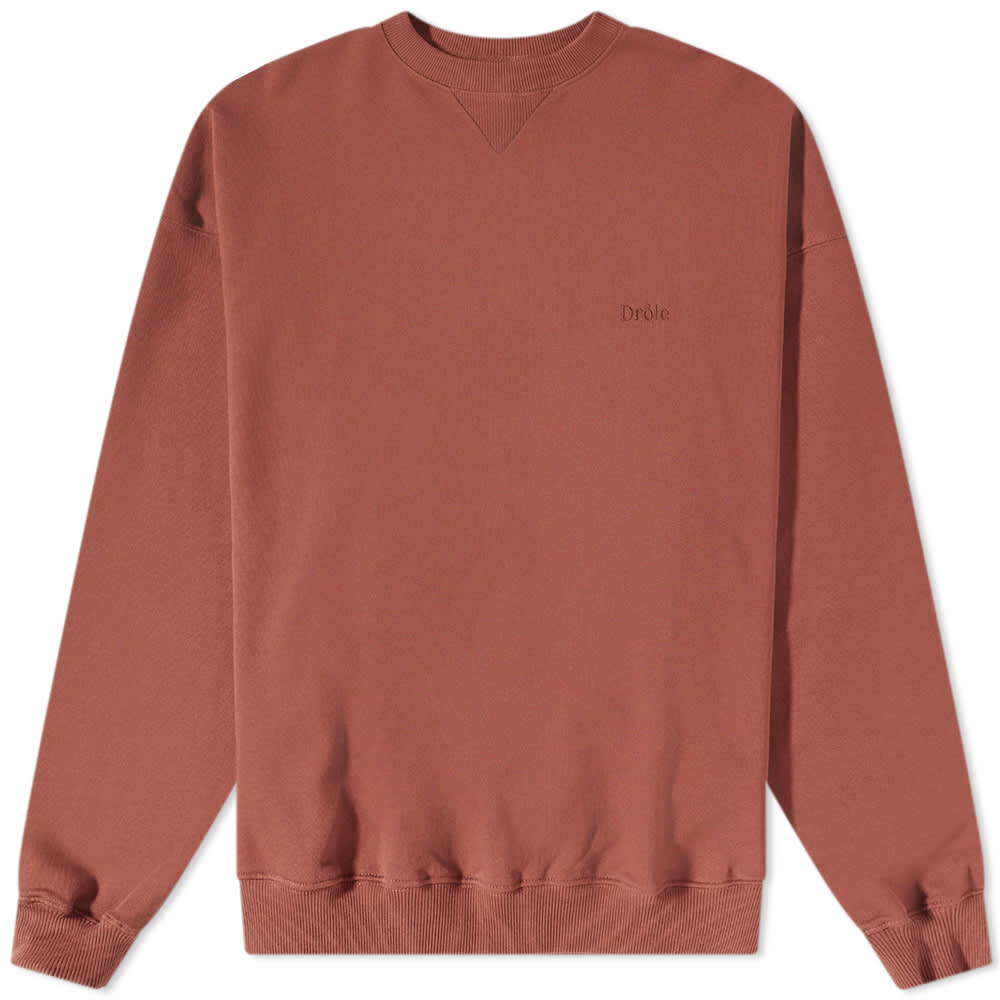 

Толстовка Drôle de Monsieur Classic Logo Crew Sweat, Коричневый