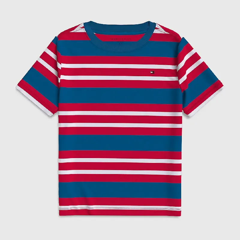 

Футболка Tommy Hilfiger Combo Stripe, красный/синий