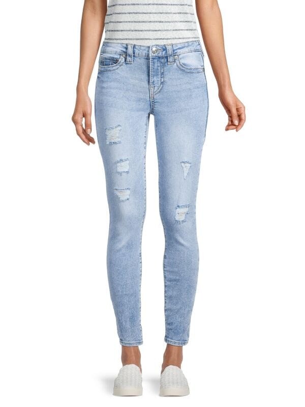 

Джинсы Скинни True Religion Jennie с высокой посадкой, light wash