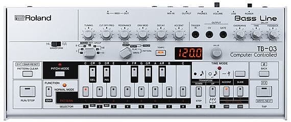 

Синтезатор линии баса Roland TB03 Boutique Series TB03 Boutique Series Bass Line Synthesizer