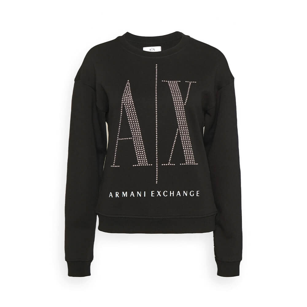 

Свитшот Armani Exchange FELPA, чёрный, Черный