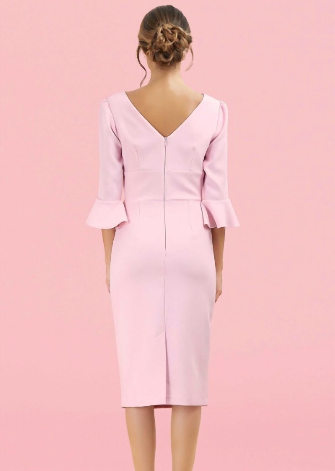

Бледно-розовое платье-карандаш Odelle The Pretty Dress Company