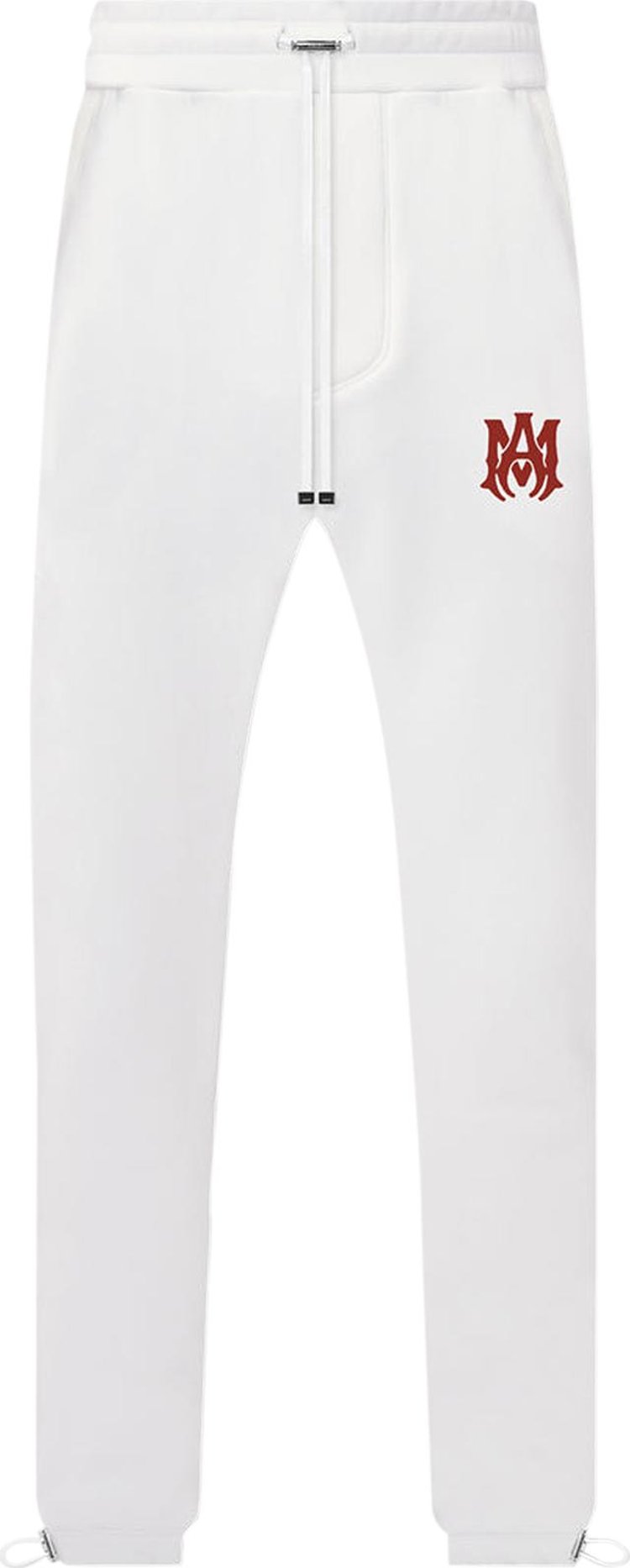 Спортивные брюки Amiri MA Logo Sweatpant 'White/Red', белый