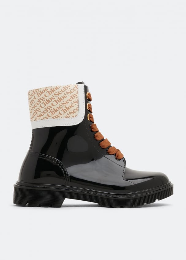 

Ботинки SEE BY CHLOÉ Florrie rain boots, черный
