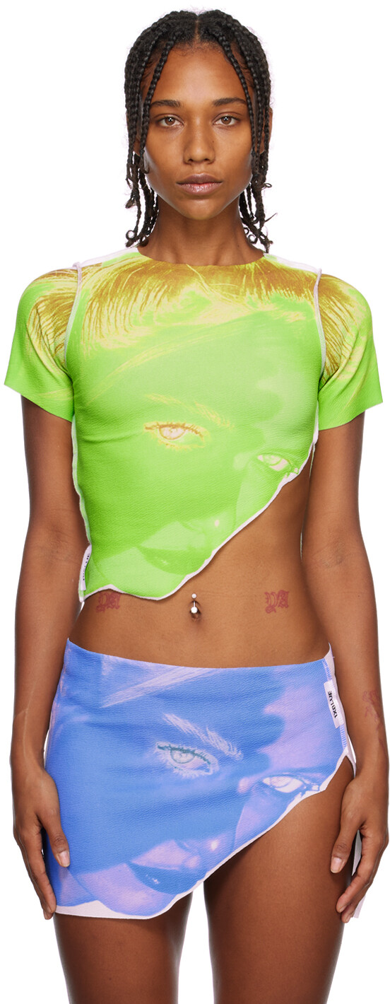 

Эксклюзивная футболка SSENSE Green Slime 1XBLUE