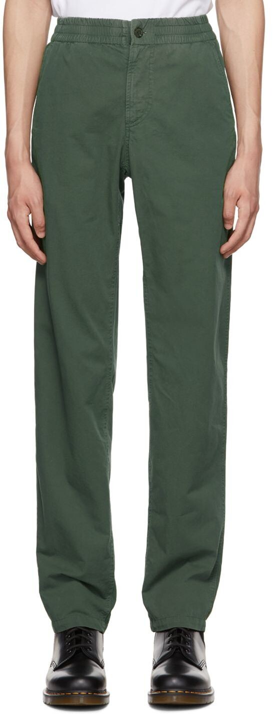 

Зеленые брюки Chuck A.P.C.