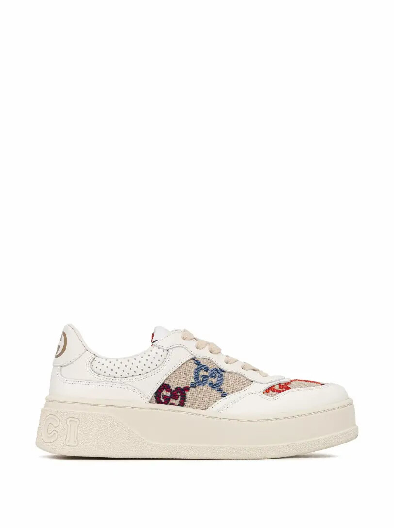 

Комбинированные кроссовки Interlocking G Gucci