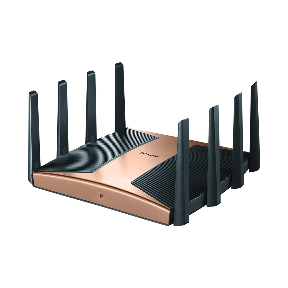 Wi-Fi роутер TP-LINK BE7200, черный/бронзовый